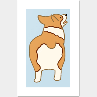 Cute Corgi art Posters and Art